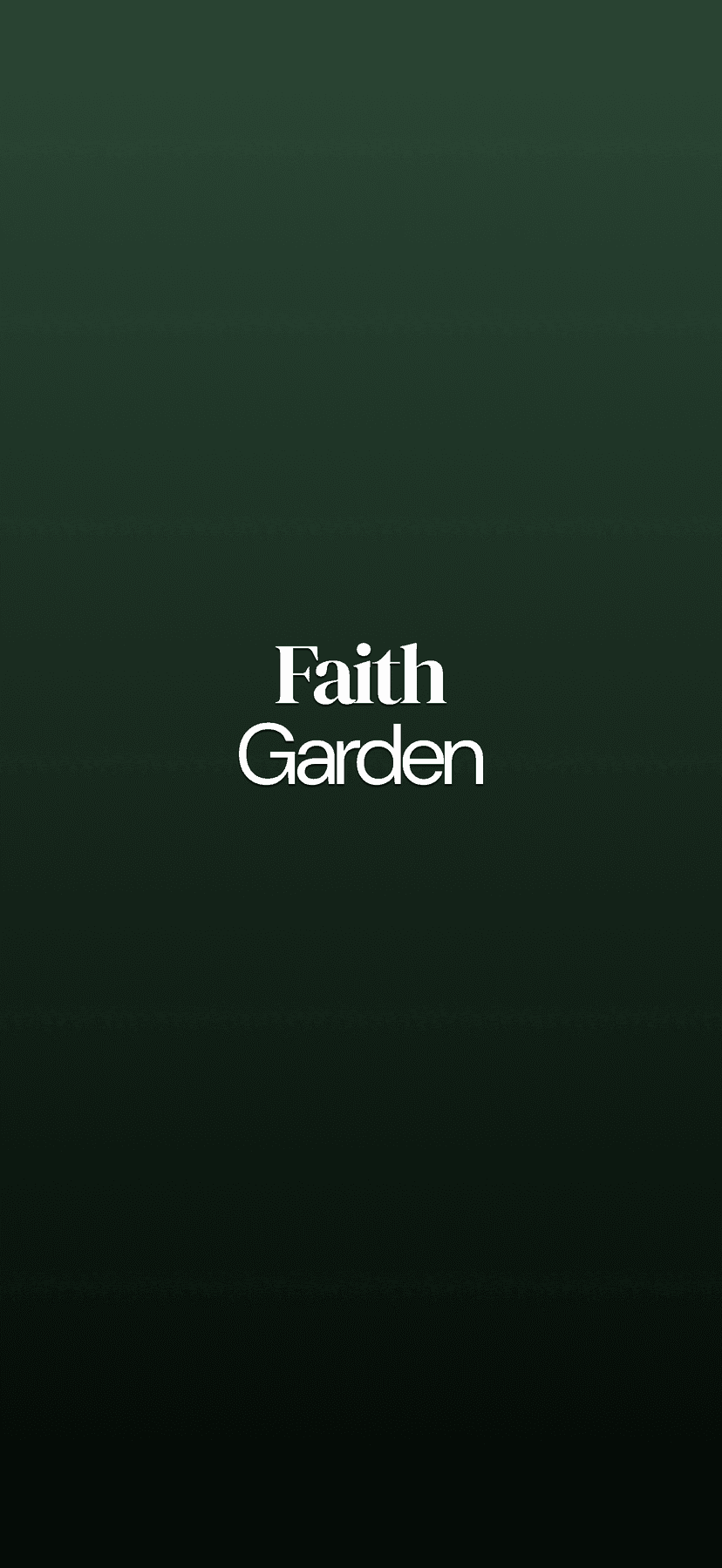 Faith Garden mobile preview